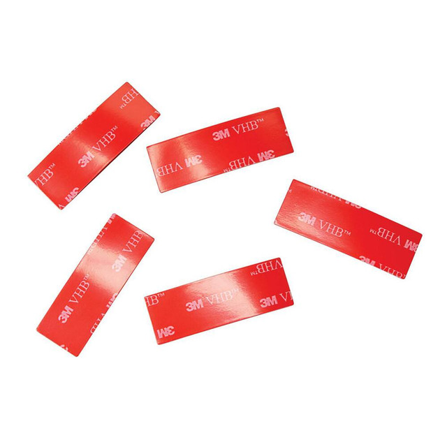 3M Clear Double-Sided Acrylic Tape: 1/2" Wide, 2 yd Long, 20 mil Thick, Acrylic Adhesive 888519043141