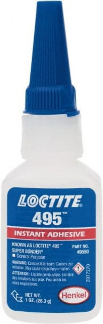 Loctite 135467 Adhesive Glue: 1 oz Bottle, Clear