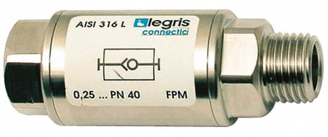 Legris 4892 21 21 Check Valve: 1/2" Pipe