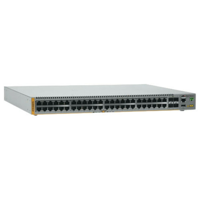 ALLIED TELESIS, INC. AT-X510-52GTX-10 Allied Telesis AT-x510-52GTX Stackable Gigabit Edge Switch - 48 Ports - Manageable - Gigabit Ethernet - 10/100/1000Base-T - 2 Layer Supported - 4 SFP Slots - Twisted Pair - 1U High - Rack-mountable