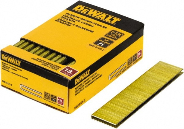 DeWALT DNS18125-2 Construction Staple: 1-1/4" Leg Length