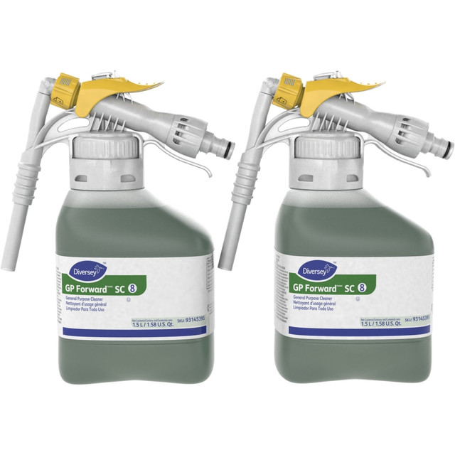 DIVERSEY 93145395 GP Forward SC General Purpose Cleaner, 1.5 L, Pack Of 2 Bottles DIVERSEY 93145395 GP Forward SC General Purpose Cleaner, 1.5 L, Pack Of 2 Bottles
