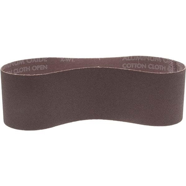 Norton 78072727932 Abrasive Belt:  3" Wide, 24" OAL, 120 Grit, Aluminum Oxide