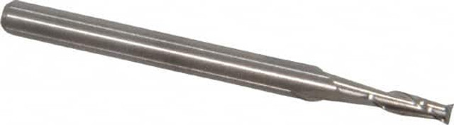 M.A. Ford. 12107871 Square End Mill: 0.0787'' Dia, 0.2362'' LOC, 1-1/2'' OAL, 2 Flutes, Solid Carbide