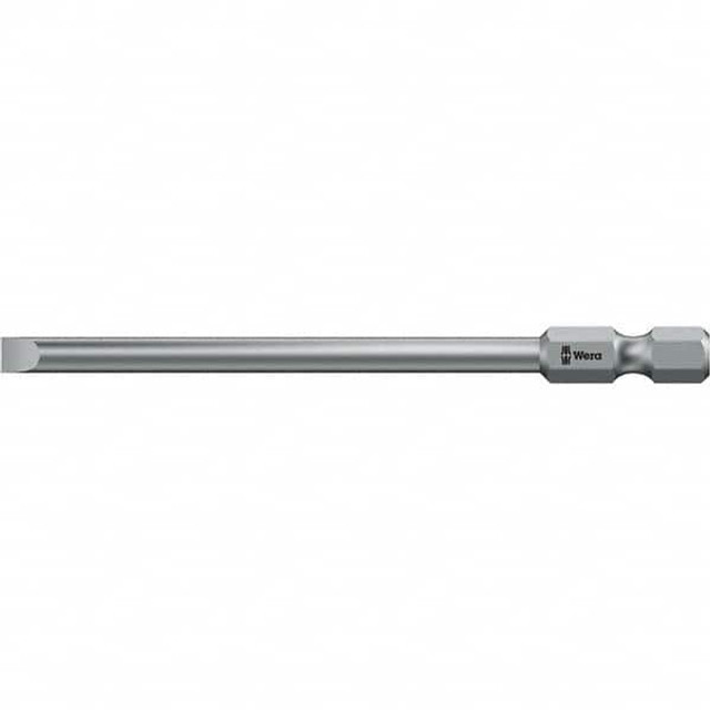 Wera 05059310001 Power Screwdriver Bit: 9/64" Blade Width, 1/4" Hex Drive