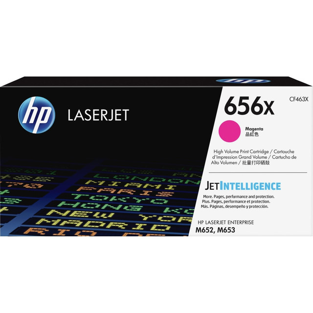 HP INC. CF463X HP 656X Magenta High Yield Toner Cartridge, CF463X