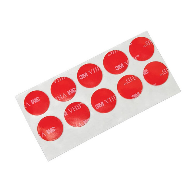 3M Clear Double-Sided Acrylic Tape: 1" Wide, 20 mil Thick, Acrylic Adhesive 888519041246