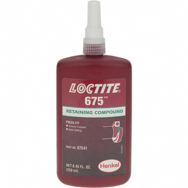 Loctite 135533 Retaining Compound: 250 mL Bottle, Green