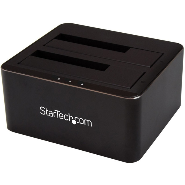 STARTECH.COM SDOCK2U33V  Dual Bay SATA HDD Docking Station for 2 x 2.5 / 3.5in SATA SSD / HDD - USB 3.0 - SATA Hard Drive Docking Station