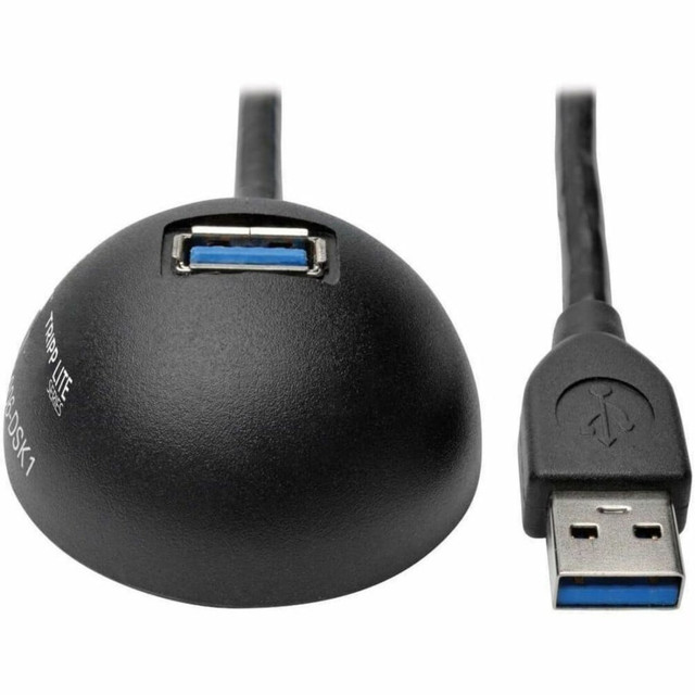 Flexible jacket. Constructed with a flexible PVC jacket, this cable allows for easy routing and setup in various environments while maintaining robustness against wear and tear.  Molded construction. Molded connectors provide a secure connection that minimizes the chance of disconnection, maximizing the reliability of data transfer.  Durable shielding. This cable incorporates a shielding material that combines foil with braid, providing solid protection against EMI and RFI interference, ensuring a stable signal quality.  Optimized strain relief. The strain relief feature minimizes wear at the cable connections, ensuring longevity and reliable performance under frequent use.