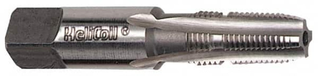 Heli-Coil 328-6 3/8-18 NPT Thread 4 Flutes, Plug Chamfer, Bright Finish, High Speed Steel, Pipe STI Tap