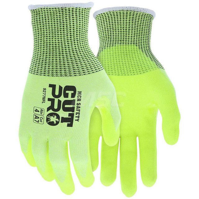 MCR Safety 9277NFXXL Cut, Puncture & Abrasive-Resistant Gloves: Size 2XL, ANSI Cut A7, ANSI Puncture 3, Nitrile, HPPE