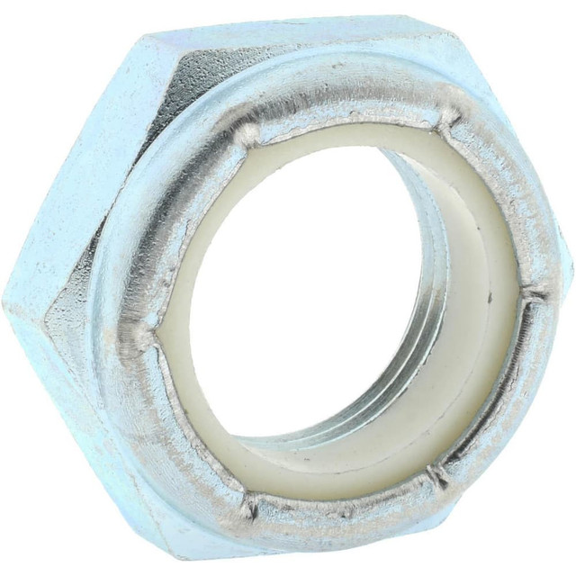 Value Collection B52001659 Hex Lock Nut: Insert, Nylon Insert, 1-14, Grade 2 Steel, Zinc-Plated