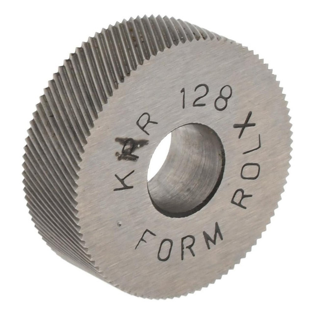 MSC KNRX128 Standard Knurl Wheel: 3/4" Dia, 80 ° Tooth Angle, Diagonal, Cobalt