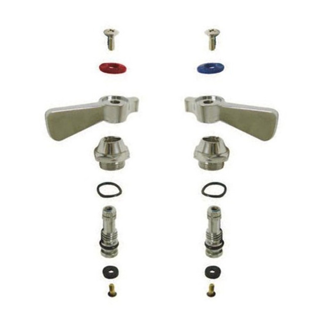 TABLES MANUFACTURING INC. K-00 Advance Tabco Hot & Cold Handle Repair/Replacement Kit, Silver