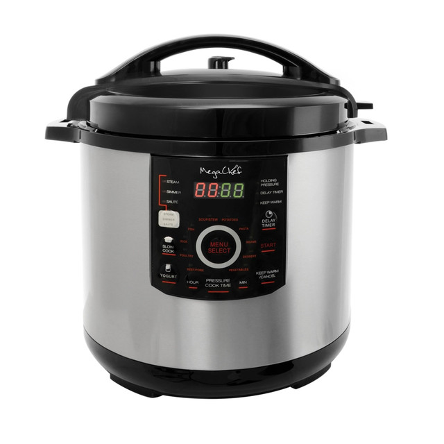 MEGAGOODS, INC. MegaChef 995110831M  12-Quart Digital Pressure Cooker, 17in x 15in