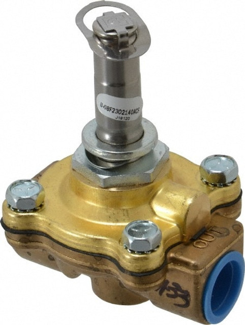 Parker 08F23O2140ACF Solenoid Valve: 2-Way, 1/2" Port, NPT