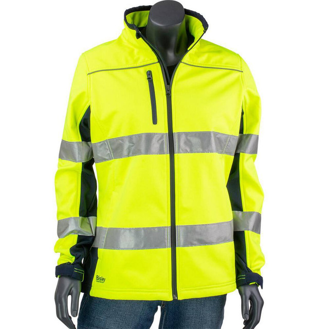 Bisley 333W6059T-YLNV/ Jackets & Coats; Garment Style: Jacket ; Size: 2X-Large ; Garment Type: Waterproof ; Gender: Women ; Material: Polyester ; Closure Type: Zipper