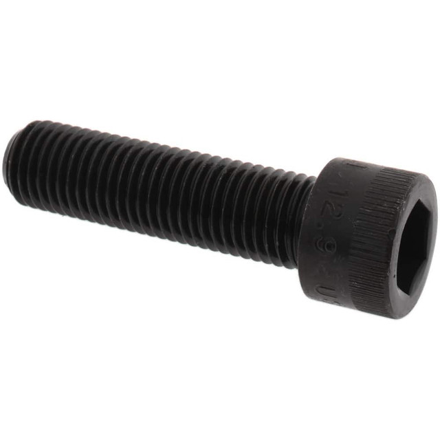 MSC .16C60KCS Socket Cap Screw: M16 x 2, 60 mm Length Under Head, Socket Cap Head, Hex Socket Drive, Alloy Steel, Black Oxide Finish