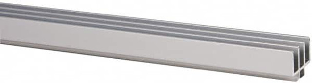 80/20 Inc. 2210-48 1 Panel, 0 to 48" Wide Door, Clear Anodized Aluminum Door Slide Track