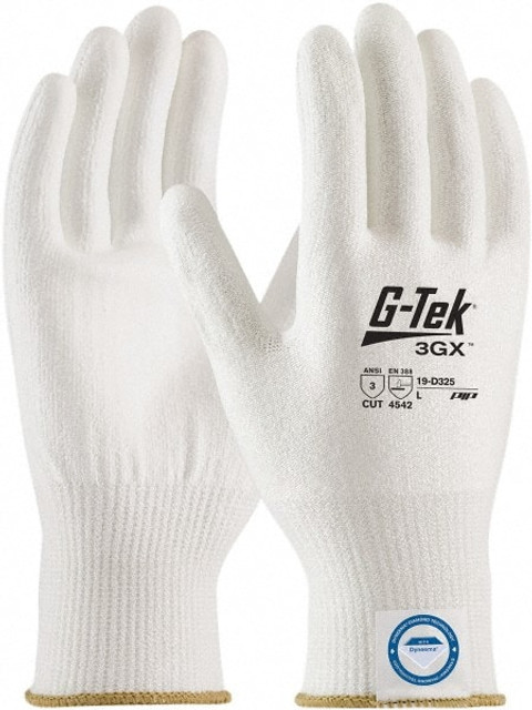 PIP 19-D325/XXL Cut, Puncture & Abrasive-Resistant Gloves: Size 2XL, ANSI Cut A3, ANSI Puncture 1, Polyurethane, Dyneema