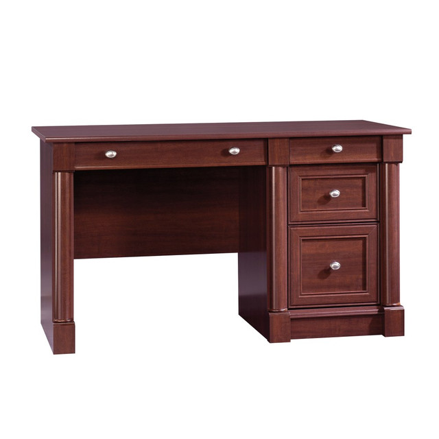 SAUDER WOODWORKING CO. 412116 Sauder Palladia 54inW Computer Desk, Select Cherry