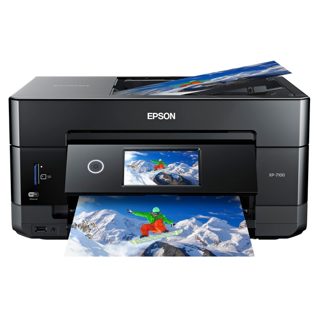EPSON AMERICA INC. C11CH03201 Epson Expression Premium XP-7100 Wireless Inkjet All-In-One Color Printer
