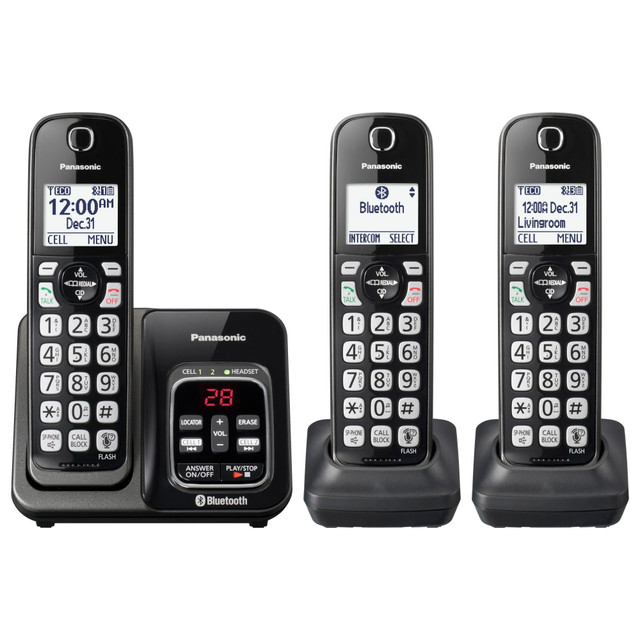 PANASONIC CORP OF NA KX-TGD563M Panasonic KX-TGD563M DECT 6.0 PLUS Expandable Digital Cordless Phone System PANASONIC CORP OF NA KX-TGD563M Panasonic KX-TGD563M DECT 6.0 PLUS Expandable Digital Cordless Phone System