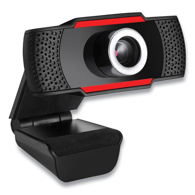 ADESSO INC CYBERTRACKH3 CyberTrack H3 720P HD USB Webcam with Microphone, 1280 pixels x 720 pixels, 1.3 Mpixels, Black