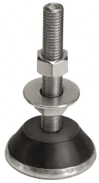 Mason Ind. RCL-5-150 Leveling Mount with Glide Cup & Leveling Stud: 1/2-13 Thread, 2-1/4" OAW