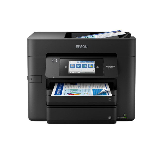 EPSON AMERICA INC. C11CJ05201 Epson WorkForce Pro WF-4830 Wireless Inkjet All-In-One Color Printer EPSON AMERICA INC. C11CJ05201 Epson WorkForce Pro WF-4830 Wireless Inkjet All-In-One Color Printer