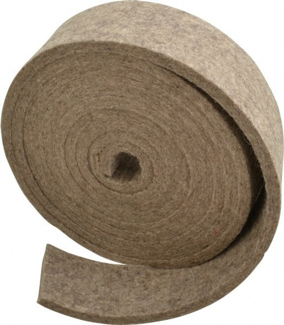 MSC 1/4X2X10'PLNF7 1/4 Inch Thick x 2 Inch Wide x 10 Ft. Long, Felt Stripping