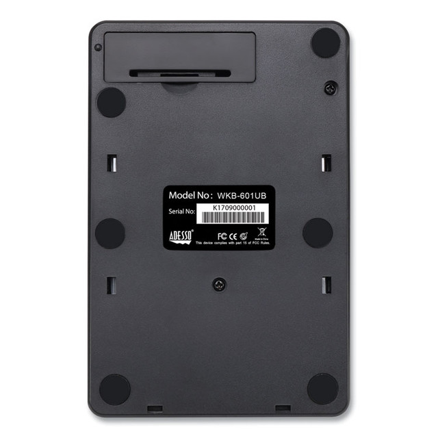 ADESSO INC WKB6010UB WKB6010UB Wireless 18-Key Numeric USB Keypad, Black