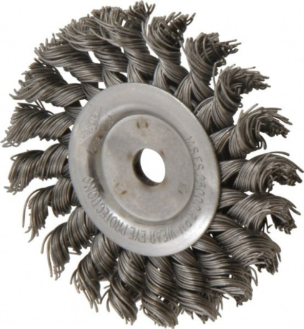 Osborn 0002673700 Wheel Brush: 3" Wheel Dia, Knotted