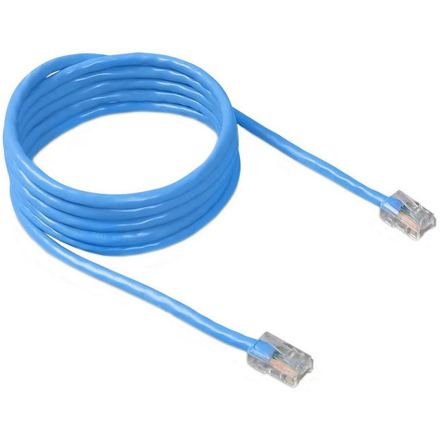 BELKIN, INC. A3L781-50BL-CDW Belkin Cat 5E Patch Cable - RJ-45 Male - RJ-45 Male - 50ft - Blue