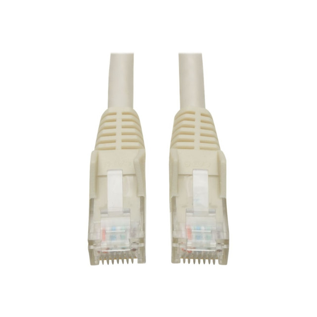 TRIPP LITE N201-010-WH Eaton Tripp Lite Series Cat6 Gigabit Snagless Molded (UTP) Ethernet Cable (RJ45 M/M), PoE, White, 10 ft. (3.05 m) - Patch cable - RJ-45 (M) to RJ-45 (M) - 10 ft - UTP - CAT 6 - molded, snagless, stranded - white