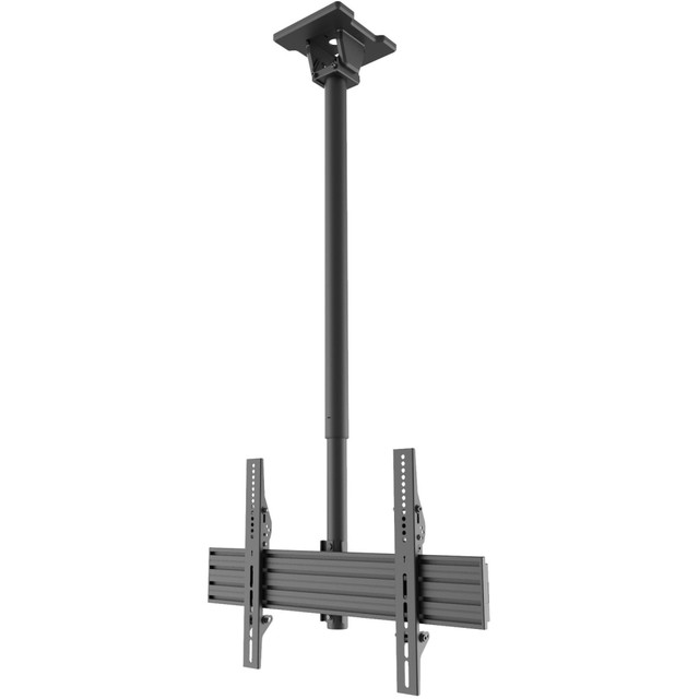 KANTO DISTRIBUTION CM600 Kanto CM600 Ceiling Mount for Flat Panel Display - Black - Height Adjustable - 1 Display(s) Supported - 70in Screen Support - 110 lb Load Capacity - 75 x 75, 600 x 400 - Aluminum - 1