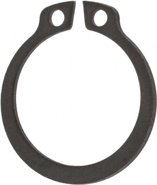 Rotor Clip DSH-20ST PDB100 External Retaining Ring: 19 mm Groove Dia, 20 mm Shaft Dia, 1060-1090 Spring Steel, Phosphate Finish