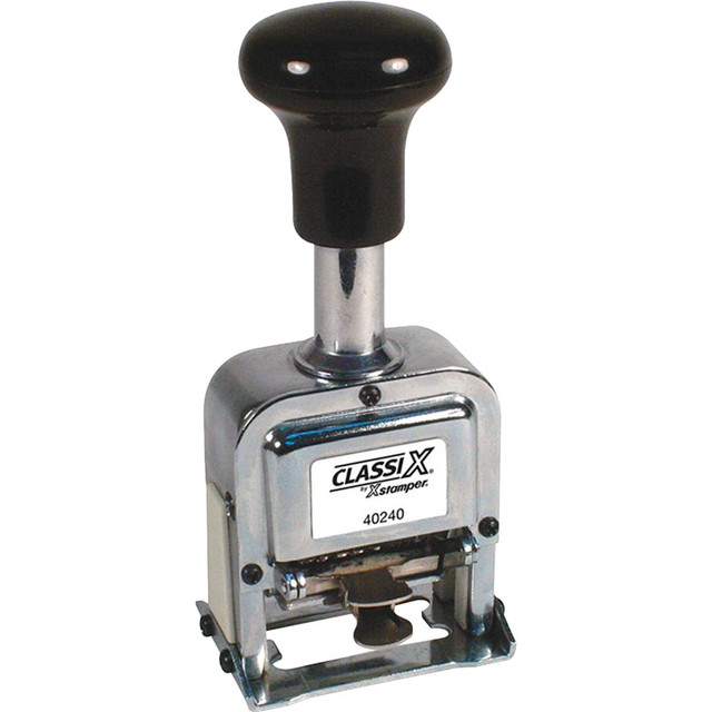 SHACHIHATA INC., (USA) 40240 Xstamper Self-inking Auto Numbering Machine - Number Stamp - 6 Bands - 1 Each