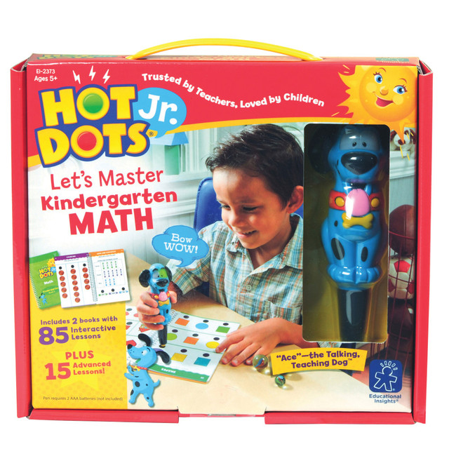 EDUCATIONAL INSIGHTS EI-2373  Hot Dots Jr. Lets Master Kindergarten Set With Ace Pen, K - 1st Grade