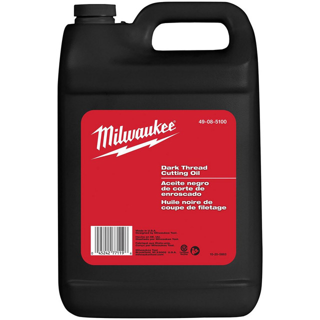 Milwaukee Tool 49-08-5100 Pipe Cutting & Threading Oil; Oil Type: Dark Cutting Oil ; Container Type: Bottle ; Container Size: 128oz