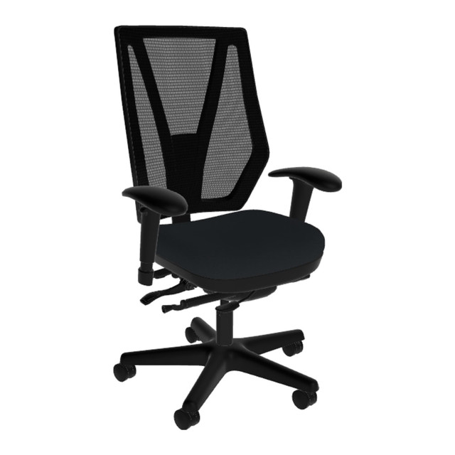 ANTHRO INTERNATIONAL, INC. DBA SITMATIC GM32SEPC7K/21201 Sitmatic GoodFit Ergonomic Mesh High-Back Chair, Black