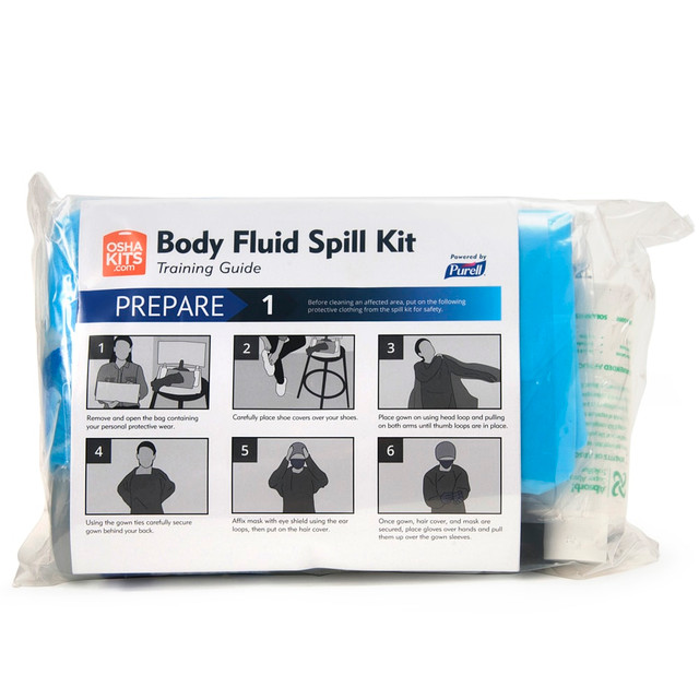 GOJO INDUSTRIES INC 3841-02-RFL Purell Body Fluid Spill Kit Refill for Clam Shell Carrier