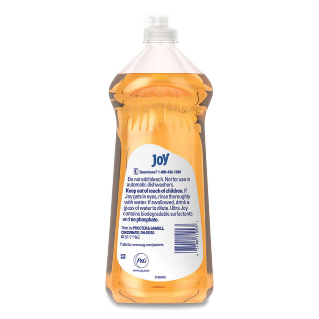 JOYSUDS, LLC. 43603 Ultra Orange Dishwashing Liquid, Orange Scent, 30 oz Bottle, 10/Carton