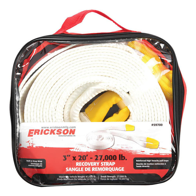 Erickson Manufacturing 59700 Strap Sling: 3" Wide, 20' Long, 13,500 lb Vertical, 27,000 lb Choker