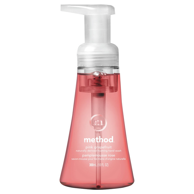 METHOD PRODUCTS, INC. 01361 Method Foam Hand Wash Soap, Pink Grapefruit Scent, 10 Oz Bottle METHOD PRODUCTS, INC. 01361 Method Foam Hand Wash Soap, Pink Grapefruit Scent, 10 Oz Bottle