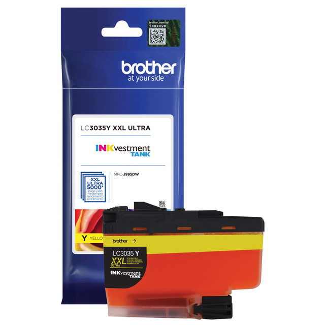 BROTHER INTL CORP LC3035Y Brother LC3035 INKvestment Yellow Extra-High-Yield Ink Tank, LC3035Y BROTHER INTL CORP LC3035Y Brother LC3035 INKvestment Yellow Extra-High-Yield Ink Tank, LC3035Y