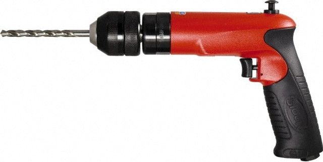 Sioux Tools SDR10P25RK3 Air Drill: 3/8" Keyed & Keyless Chuck, Reversible