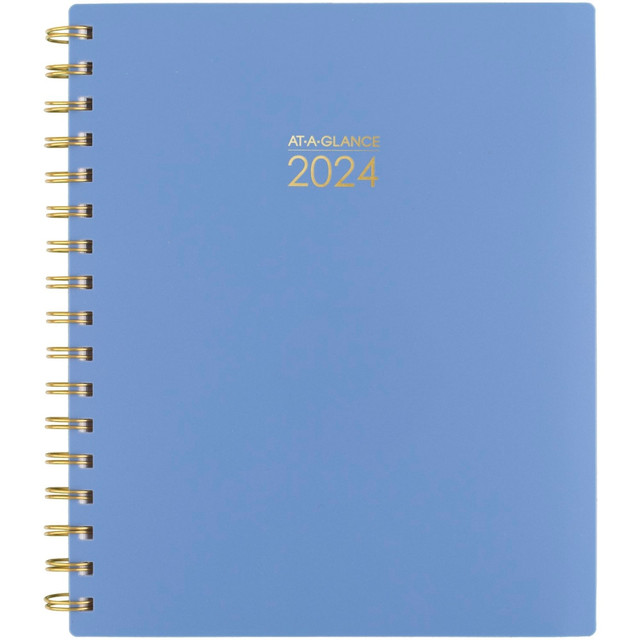 ACCO BRANDS USA, LLC AT-A-GLANCE 1099-805-20-24 2024-2025 AT-A-GLANCE 13-Month Harmony Weekly/Monthly Planner, 7in x 8-3/4in, Blue, January 2024 To January 2025, 1099-805-20