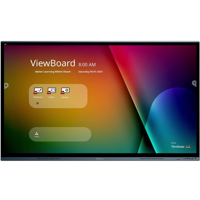 VIEWSONIC CORPORATION IFP7562 ViewSonic ViewBoard IFP7562 - 75in Diagonal Class (74.5in viewable) LED-backlit LCD display - interactive - 4K UHD (2160p) 3840 x 2160 VIEWSONIC CORPORATION IFP7562 ViewSonic ViewBoard IFP7562 - 75in Diagonal Class (74.5in viewable) LED-backlit LCD display - interactive - 4K UHD (2160p) 3840 x 2160